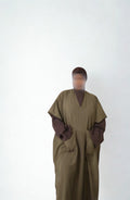 YUM — Abaya Sans Manches - vert