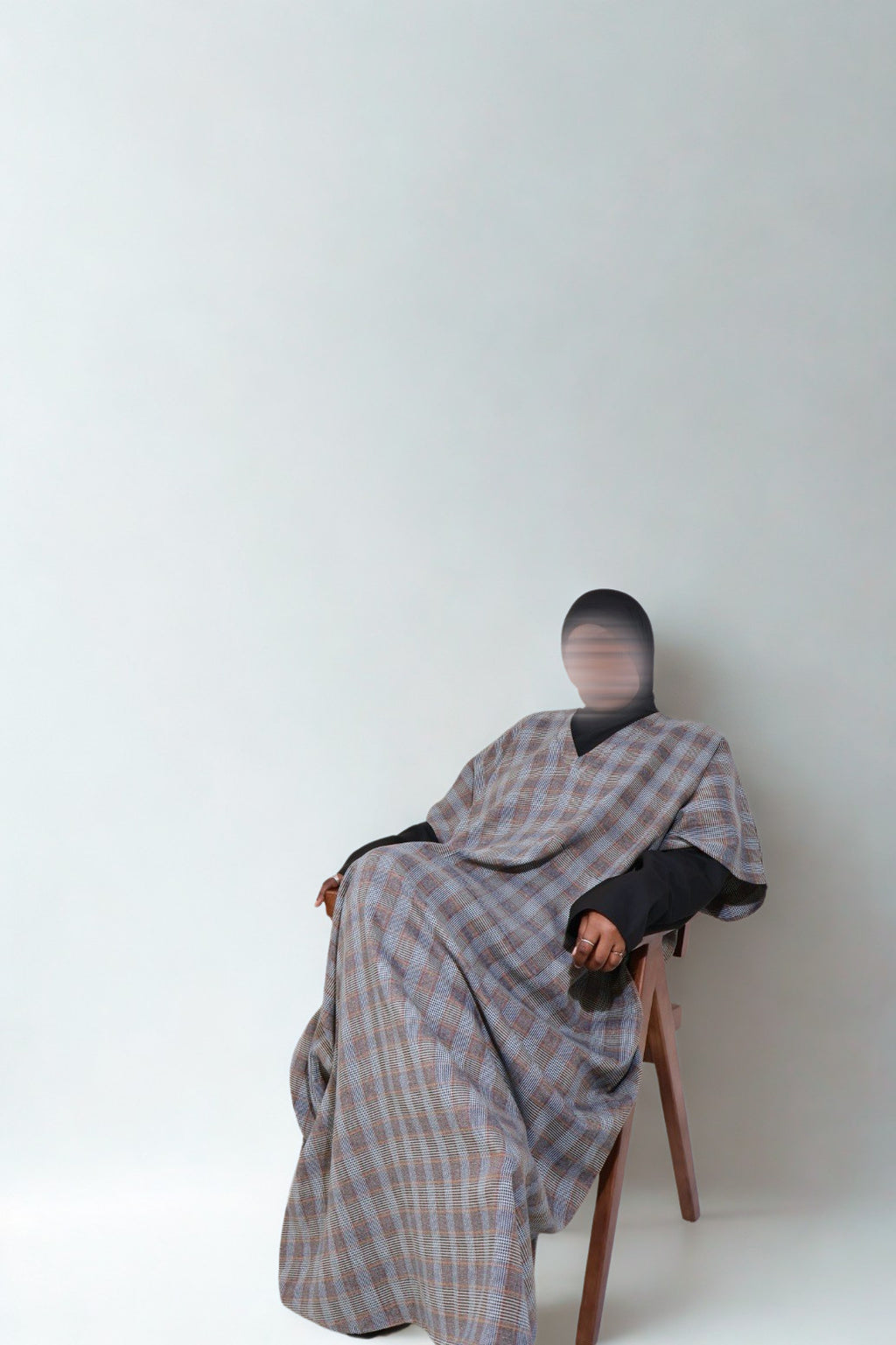 YUM — Abaya Sans Manches - tartan