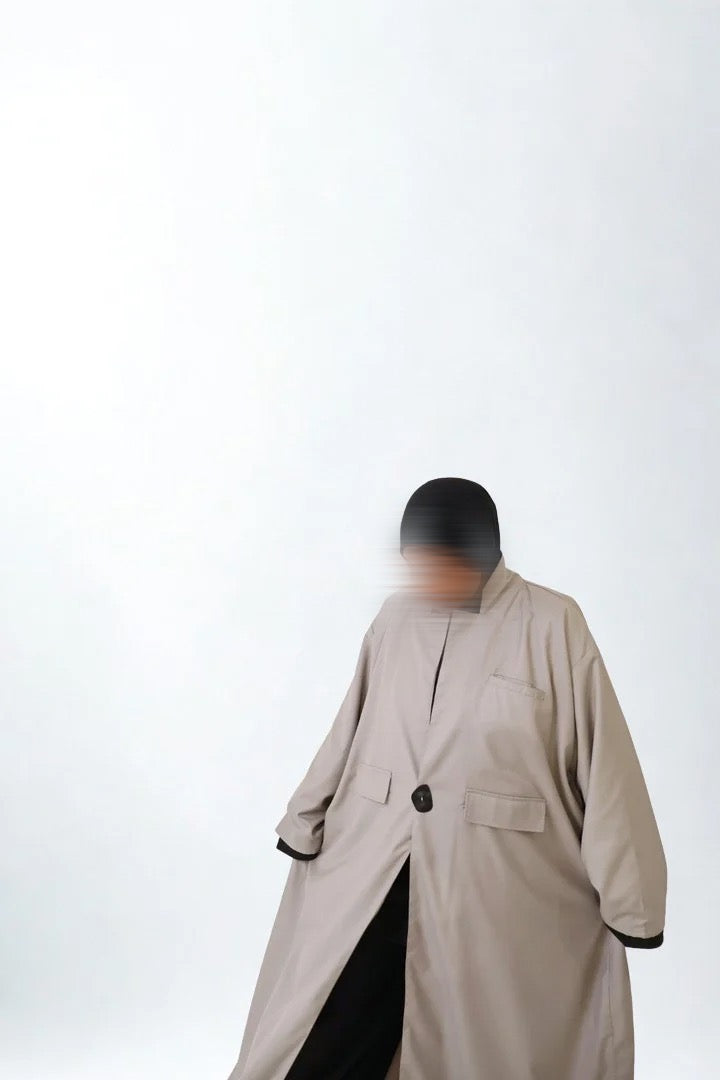 AZRA — Abaya Blazer - beige