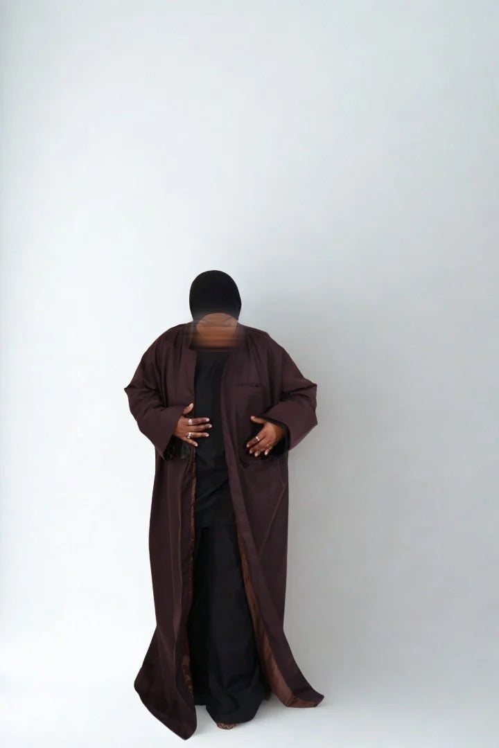 AZRA — Abaya Blazer - marron