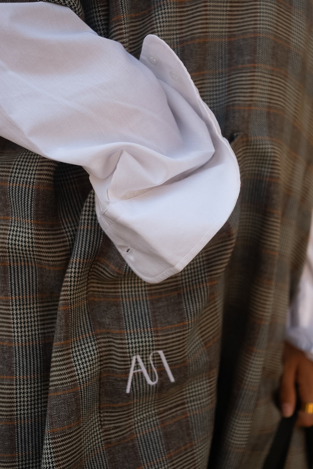 YUM — Abaya Sans Manches - tartan