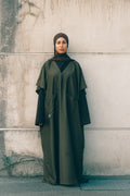 YUM — Abaya Sans Manches - vert