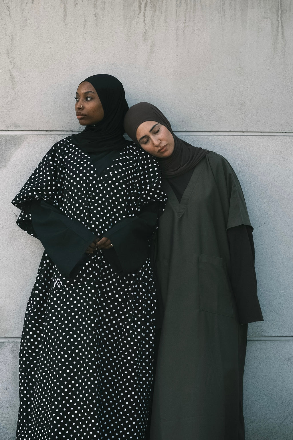 YUM — Abaya Sans Manches - polka dot
