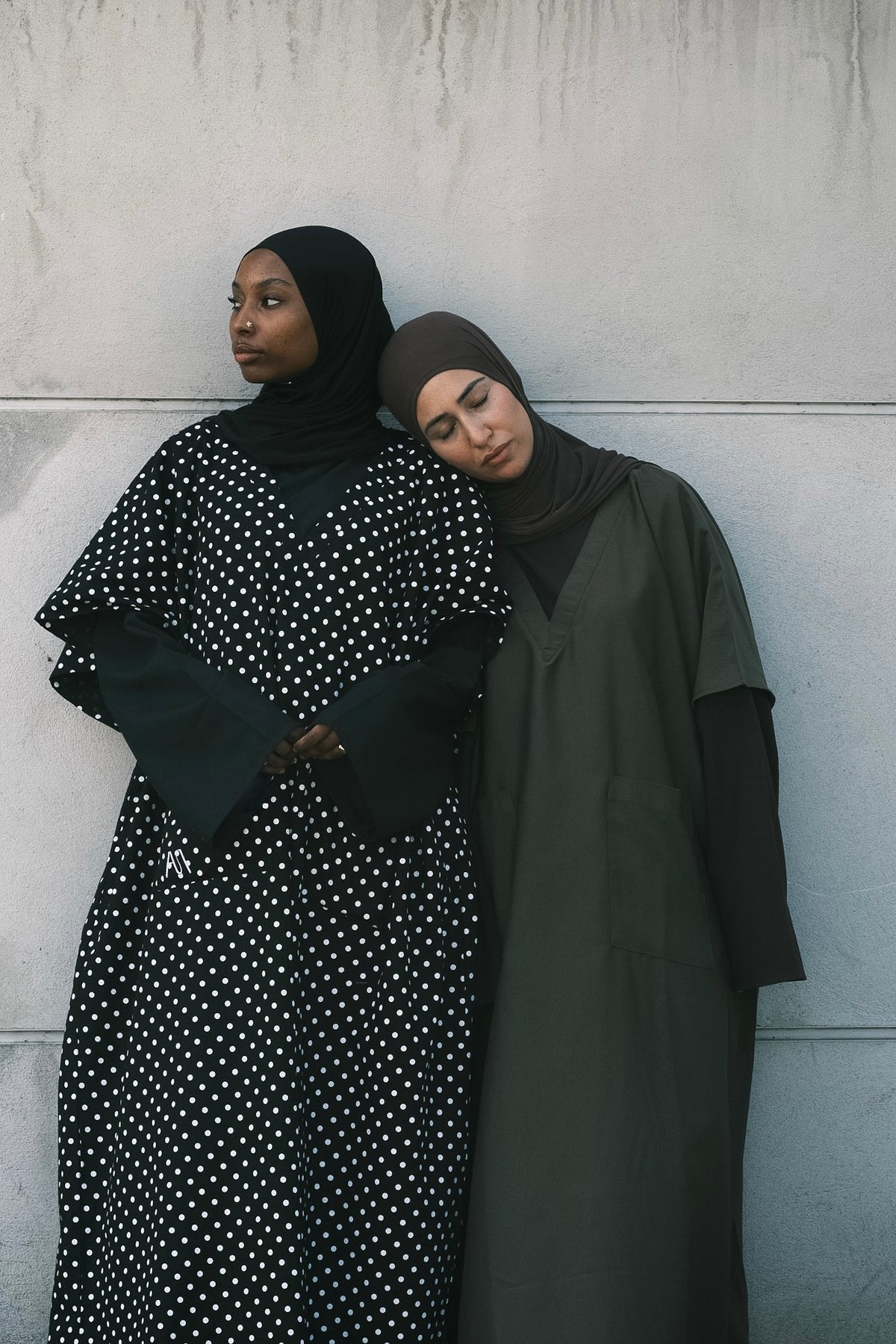 YUM — Abaya Sans Manches - polka dot
