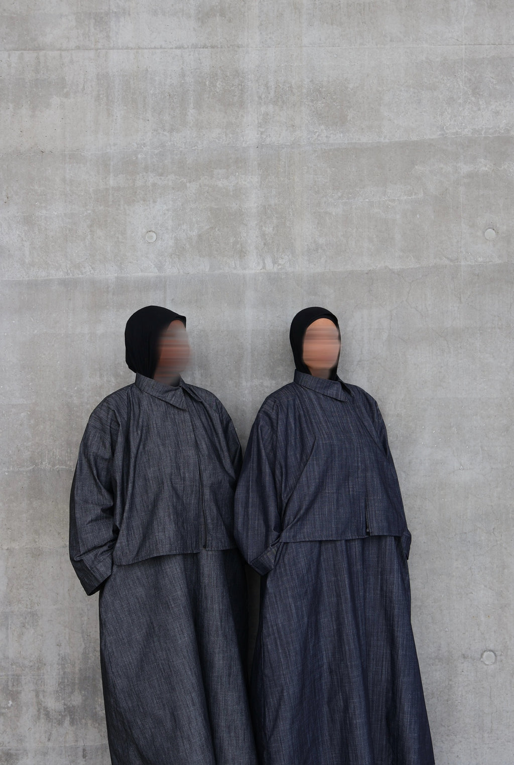 SET HAYA - denim gris