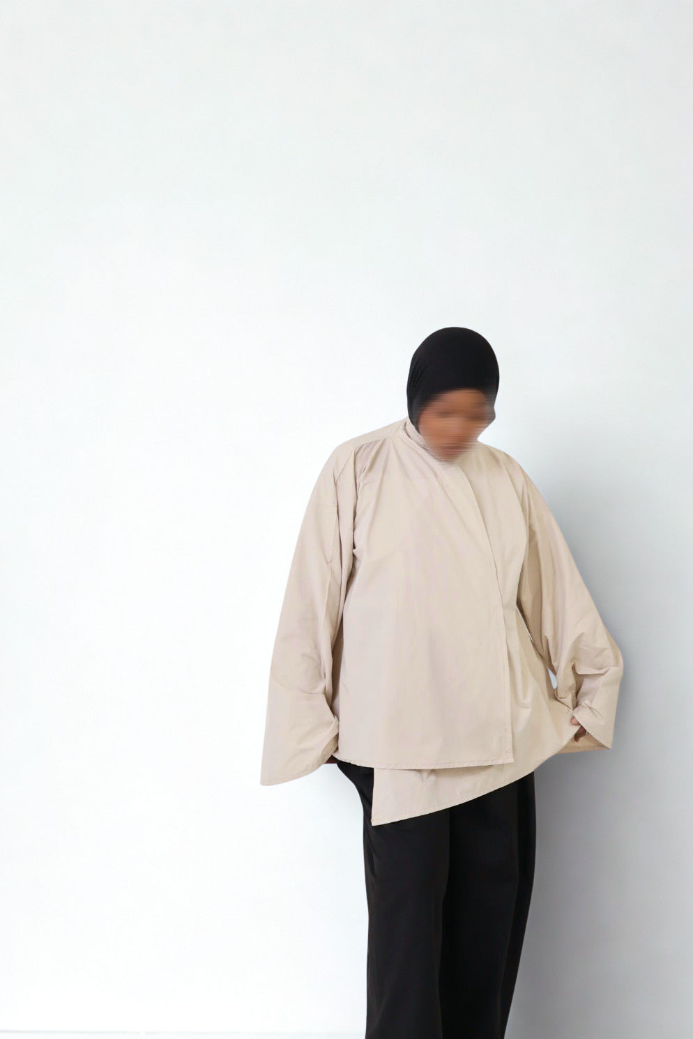 NURA — Top Déstructuré - beige