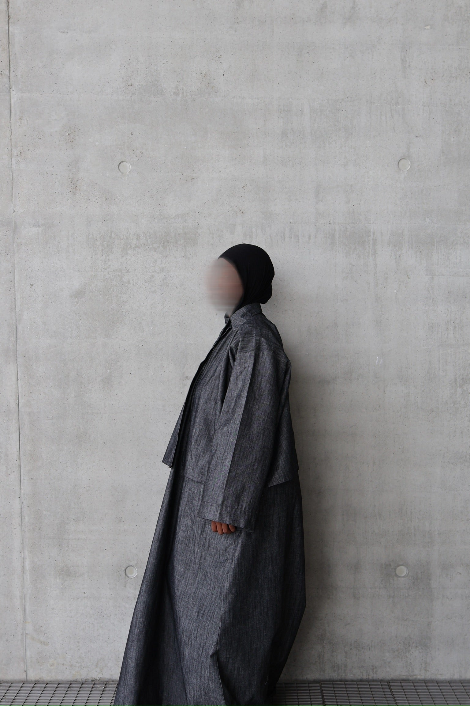 SET HAYA - denim gris