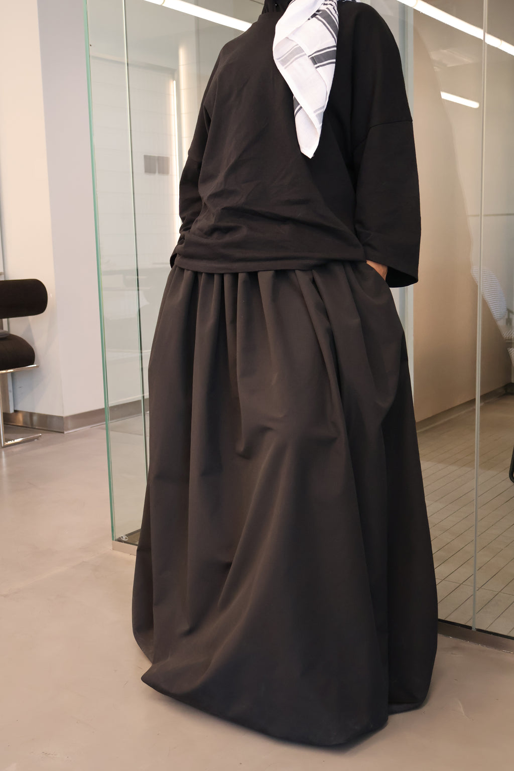 JUPE BALLON - noir