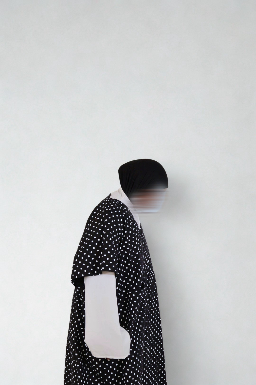 YUM — Abaya Sans Manches - polka dot